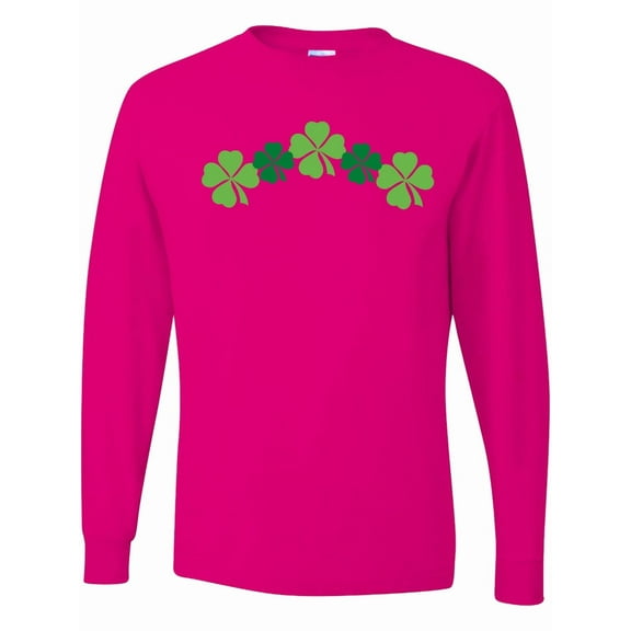Inktastic Shamrock Four Leaf Clover St Patricks Long Sleeve T-Shirt