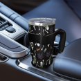 thumbnail image 5 of 40oz Tumbler,Halloween Skeleton Ghost Pattern Insulated Tumblers with Removable Handle,Stainless Steel Double Vacuum Coffee Tumbler Cup with Straw for Home,Office,Travel,Party, 5 of 5