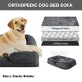 thumbnail image 3 of PayUSD Warming Fluffy Orthopedic Dog Beds for Large Dogs,Dog Bed with Plush Thick Egg Foam Support and Non-Slip Bottom, Large Waterproof and Machine Washable Pet Bed Cover, 3 of 8