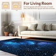 thumbnail image 2 of ODIKA 5'x7' Machine Washable Non-Slip Area Rug, Galaxy Starry Sky Playroom High Traffic Rug, Blue, 28, 2 of 7