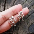 thumbnail image 3 of Two Way Frog Earrings Frog Lover Jewelry Y1A0, 3 of 6
