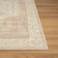 thumbnail image 5 of HomeRoots 534022 8 x 10 ft. Beige Abstract Washable Non Skid Rectangle Area Rug, 5 of 5
