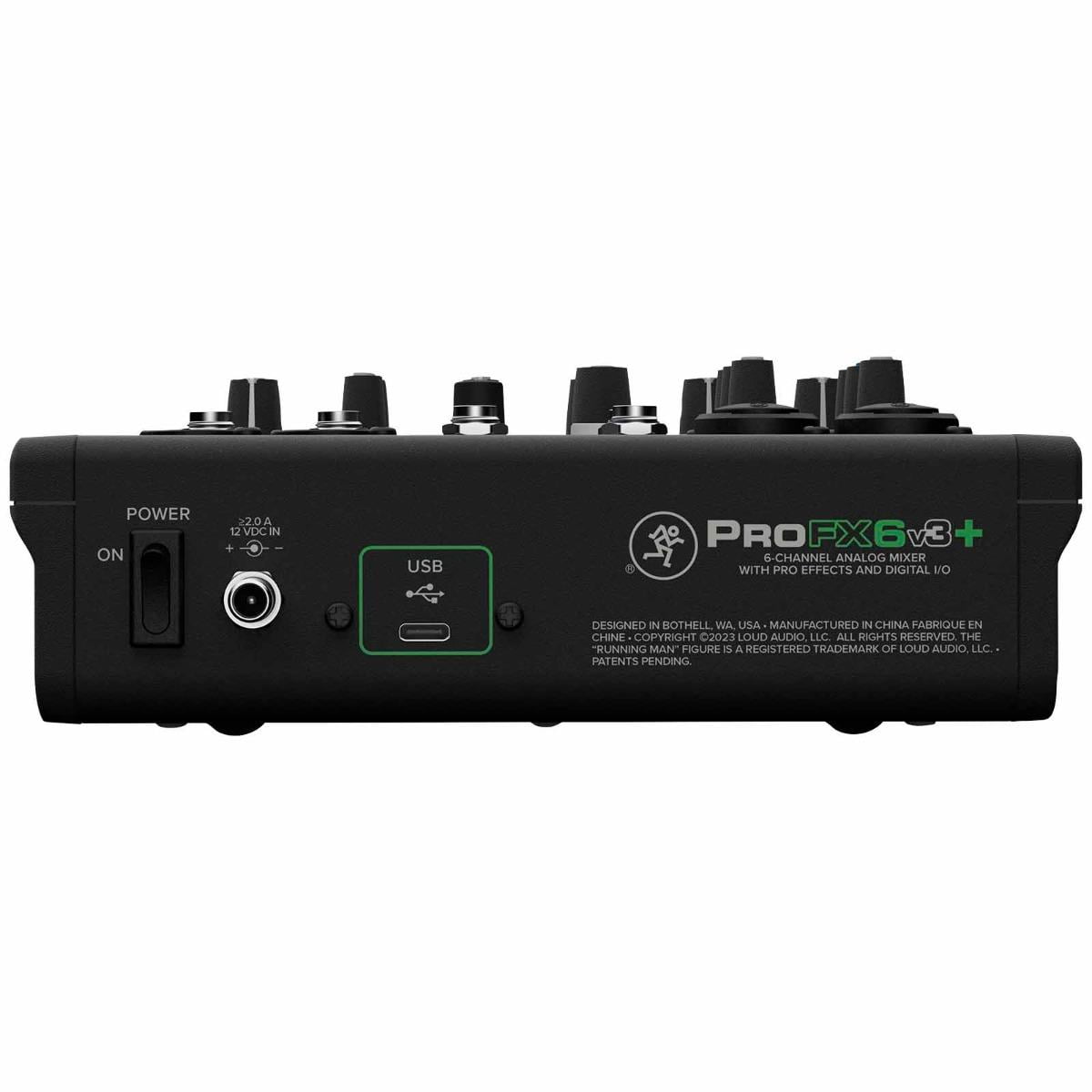 Mackie ProFX6v3+ 6-Channel Analog Mixer with Cables Package