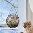 thumbnail image 5 of Sunflower Stained Glass Suncatcher, Sunflower Christmas, Sunflower Stained Glass Decor, Ornament Christmas for Families, Christmas Relaxing Gifts for Women ixtmrO, 5 of 5