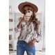 thumbnail image 4 of ABPHQTO Camisa de mujer con bolsillos y estampado de serpiente salvaje, 4 of 5