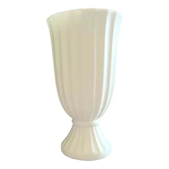 French Style Tall Flower Pot Vase, White Plastic Orchid Vase for Home Dining Table, Modern Decorative Container for Artificial Flowers Harlik