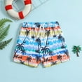 thumbnail image 1 of Augper Toddler Kids Baby Boys Fashion Cute Trees Print Beach Pants Swimming Trunks, 1 of 9