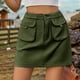 thumbnail image 5 of Faldas para Mujer, Estilo Y2k, Minifalda Vaquera de Cintura Alta, Pantalones Cortos Vaqueros Elásticos Verde M, 5 of 7