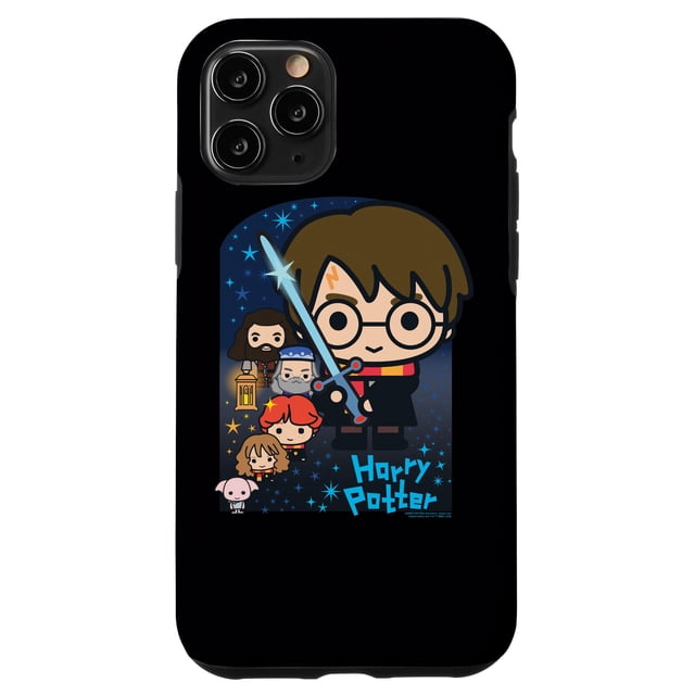 Funda para iPhone 11 Pro Harry Potter Chibi Amigos
