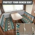 thumbnail image 2 of Uorisanigo RV Dinette Cushion Covers Stretch 2 Sets Horse Southwest Aztec Camper Cushion Slipcovers Washable Rv Seat Cover with 1 Backrest & 1 Bench Covers for RVs Camper Car Bench, 2 of 7