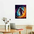 thumbnail image 2 of EastSmooth Spaceman Wall Art Prints Funny Astronaut Posters Modern Universe Illustration Wall Decor Explore Dream Discover Inspirational Photo Picture Canvas Fashion Art Painting, 2 of 4