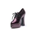 thumbnail image 4 of Ellie Shoes E-557-AMBER Chunky Heel Oxford with a 5.5 Inch heel 13 / RED, 4 of 4