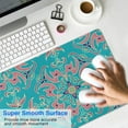 thumbnail image 4 of Turn Your Desk into an Art Piece: Cute Mandala Mouse Pad - Small Size, Non-Slip, Stitched Edge, Waterproof - Perfect for Women's Office (31.5x11.8 Inch), 4 of 7