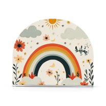 Yayeee Napkin Holder for Table Kitchen Paper Tissue Organization, Cute Rainbow