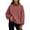 Rose Gold, variant on Kezqiaxn Sweatshirts for Women Fashion Long Sleeve Stand Collar Casual Pullover Tops Women's Sweatshirt Winter Clothes Wine M