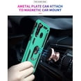 thumbnail image 3 of Galaxy A21 Case, Samsung A21 Case, with HD Screen Protector, FYBTO [Military Grade] Ring Car Mount Kickstand Hybrid Hard PC Soft TPU Shockproof Protective Case for Samsung Galaxy A21 (Red), 3 of 5