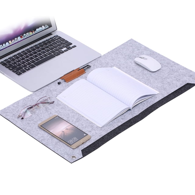 Alfombrilla para escritorio de oficina de fieltro, escritorio de oficina de fieltro, almohadilla para ordenador portátil, almohadilla para mesa, características mejoradas