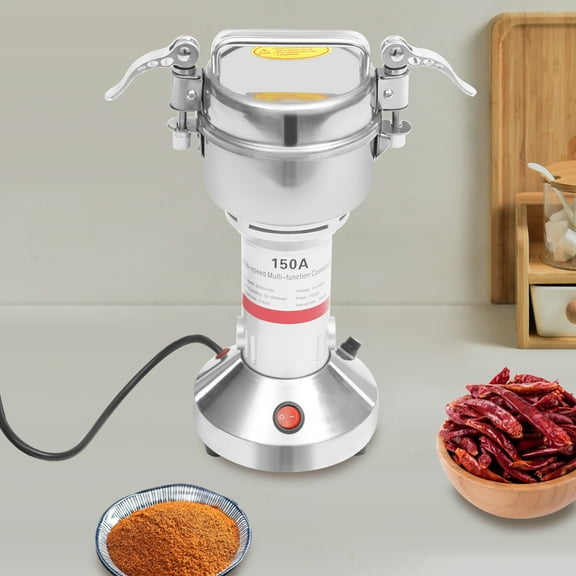 Electric Grain Grinder, 28000RPM High-Speed with 50-300Mesh Adjustable 850W