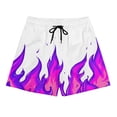 thumbnail image 4 of Ofertas en iluminación DDAPJ pyju Men's Hawaiian Beach Shorts Novelty Swim Trunks Drawstring Elastic Waist Board Shorts Cool Graphic Shorts with Pockets Hot Pink XXXL, 4 of 9