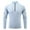 Light Blue, variant on GigrtiJin Men Quick-Dry Active Sports Shirt Quarter Zip Long Sleeve Running Pullover Tops Outdoor Athletic Shirts