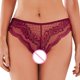 thumbnail image 5 of Gibobby Calzoncillos de encaje para mujer Mujeres Sexo Tanga Impreso Elasticidad Transpirable Francés Encaje Mujeres Bragas Ropa interior sexy(Rojo de la sandía,CH), 5 of 5