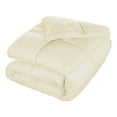 thumbnail image 2 of BNM Solid Comforter Down Alternative Bedding, Twin, Ivory, 2 of 8