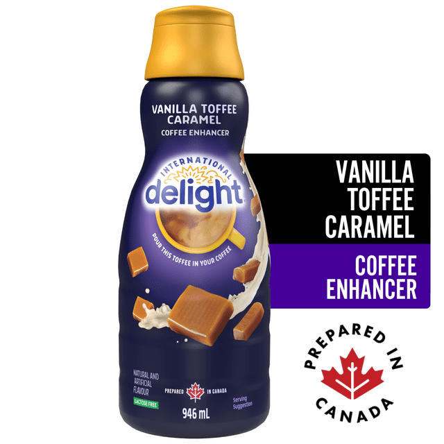 International Delight Vanilla Toffee Caramel Coffee Creamer