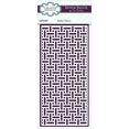 thumbnail image 2 of Sue Wilson Basket Weave Slimline Stencil, 2 of 2