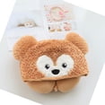 thumbnail image 1 of Oreiller à Capuche en Forme de U Oreiller de Voyage en Forme de U Oreiller de Cou en Forme de U Oreiller à Capuche en Forme de U Mignon en Coton PP pour Avion, 1 of 5