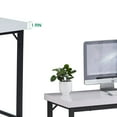 thumbnail image 5 of Ivinta Industrial L-Shaped Desk, Thickened 2" Desktop Lap Desks, 58 in x 44 in, White, 5 of 9