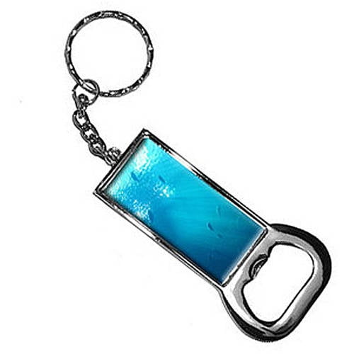 Ocean Fish Underwater Keychain Key Chain Ring Bottle