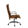 thumbnail image 3 of ACME Jairo Executive Office Chair in Sahara Top Grain Leather, 3 of 5