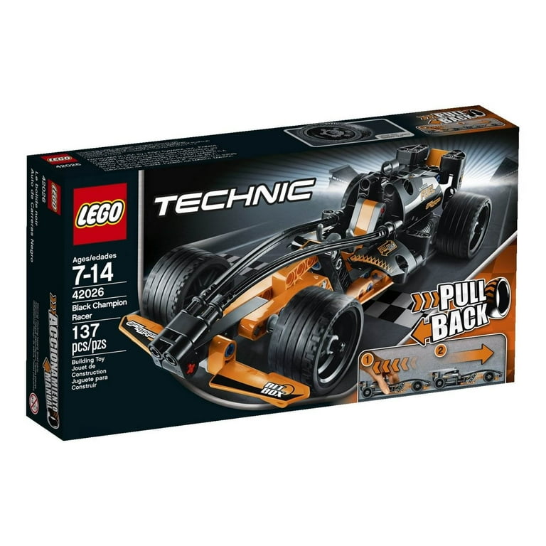 LEGO® TECHNIC® Black Champion Racer Kids Buildable Playset RaceCar