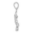 thumbnail image 2 of Finest Gold Sterling Silver Polished Palm Tree Pendant, 2 of 3