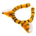 thumbnail image 4 of Diadema con orejas de tigre tridimensionales, accesorio para el cabello para fiesta de Halloween, color amarillo, 4 of 8