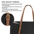 thumbnail image 4 of HangBag for Women 15.6 Inch Computer Tote Bag Waterproof Lightweight Leather Business Office Briefcase Large Capacity Handbag Shoulder Bag Professional Office Work Bag, 4 of 6