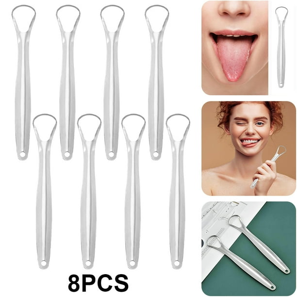 Herramientas Limpieza Bucal Acero Inoxidable Eliminación Reutilizable Bacterias La Lengua Cuidado