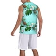 thumbnail image 5 of Easygdp Tropical Pineapple Men's Mesh Basketball Jersey Quick Drying Sleeveless Shirts Fitted Muscle Tank Tops Sport Round Neck T-Shirt - X-Large, 5 of 9