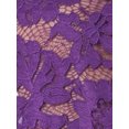 thumbnail image 5 of DARING DIVA Women's Lace Cardigan Stand Collar Short Shrugs S Dark Purple, 5 of 6