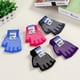 thumbnail image 5 of 2 pares de guantes de medio dedo antideslizantes para entrenamiento, yoga, cómodos (negros), 5 of 5