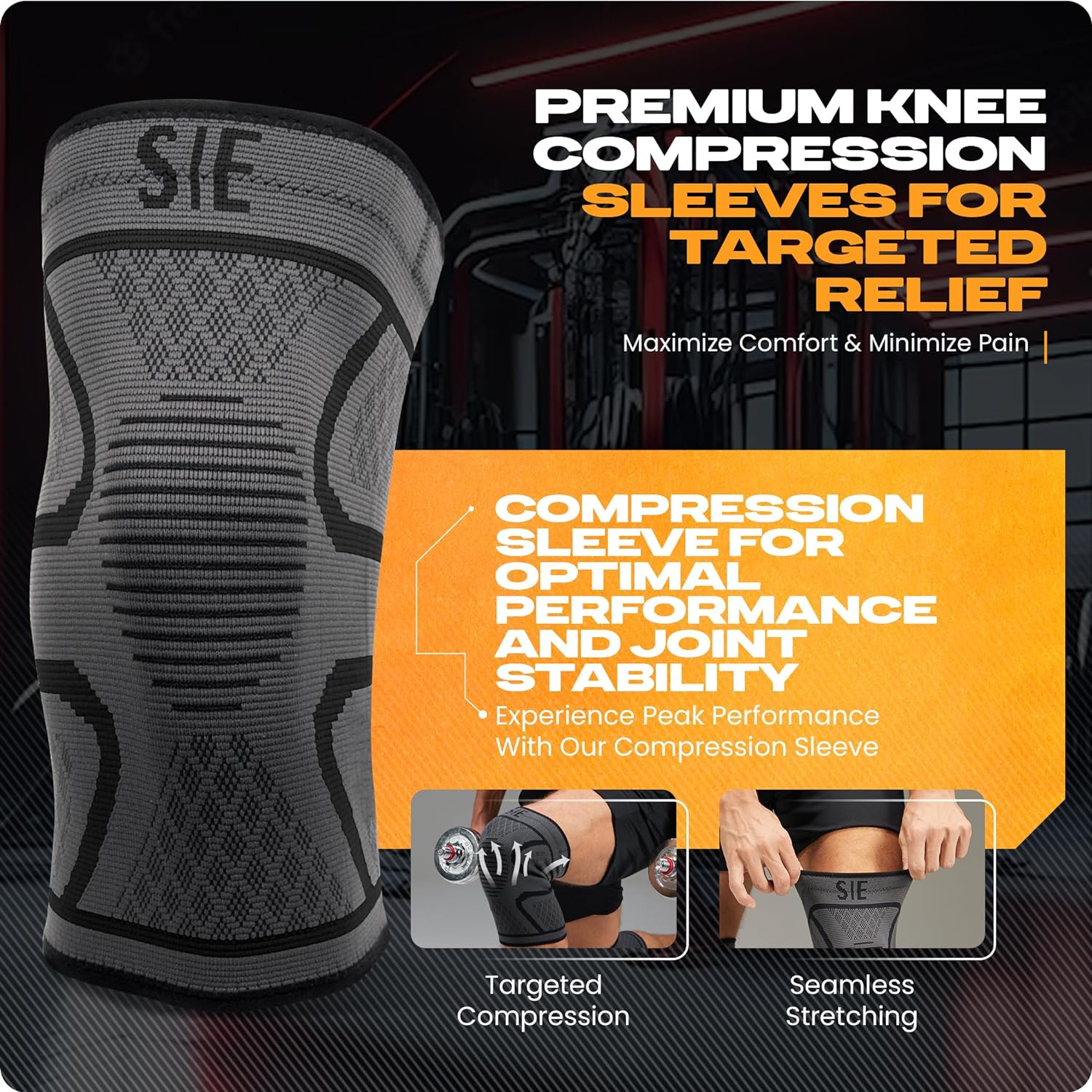 Special Essentials Knee Compression Sleeve 2 Pack photo 3