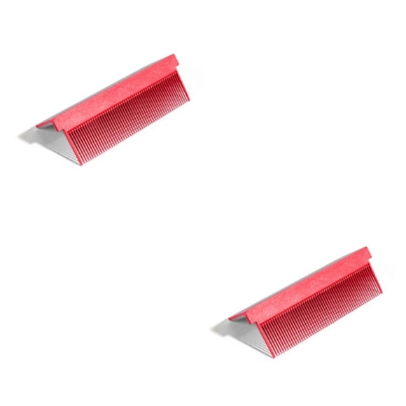 Qarigey Peine alisador para mujer, cepillo para peinar, herramienta de férula, lavable, de viaje Rosa 2Conjunto