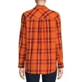thumbnail image 5 of Time and Tru Women's Flannel Shirt, 5 of 5