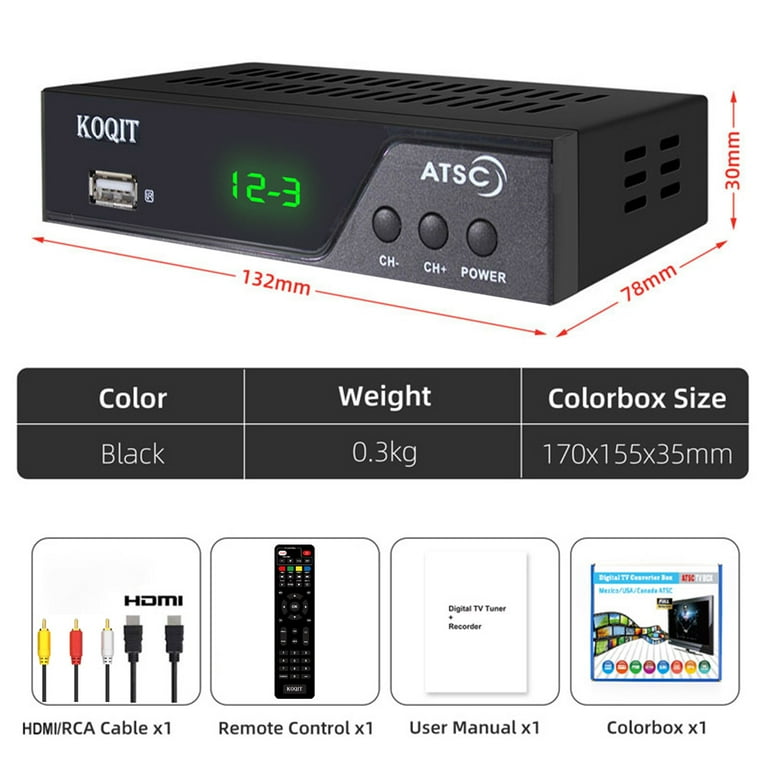 Wholesale Set Top Box Decodificador TV Digital TV Box 4K ATSC-U003 From  m.