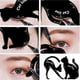 thumbnail image 2 of ZHAOCHENG uds línea de gato delineador de ojos tarjeta delineador de ojos ayuda tarjeta de ojo de gato plantilla para delineador de ojos tarjeta, 2 of 5