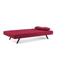 thumbnail image 4 of Lifestyle Solutions Canapé d’extérieur convertible, rouge pourpre, 4 of 9