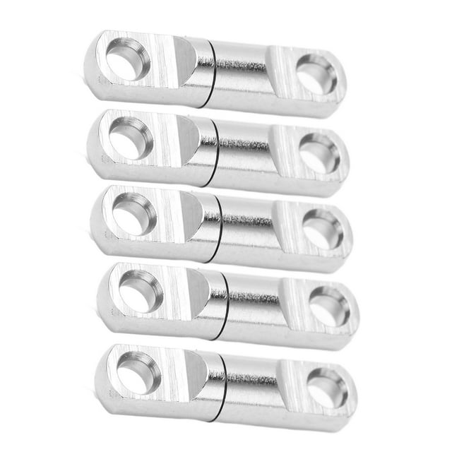 Émerillons de Pêche Crochet Émerillons de Pêche Connecteur d'Hameçon 5 Pcs/ensemble Type Colonne en Acier Inoxydable Roulement à 360° Émerillons de Pêche Connecteur d'Hameçon