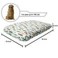 thumbnail image 2 of Fish Pet Bed, Colorful Ocean Fish Cartoon Pufferfish Blowfish Exotic Japanese Cuisine Theme, Chew Resistant Pad for Dogs and Cats Cushion with Removable Cover, 24" x 39", Multicolor, by Ambesonne, 2 of 4