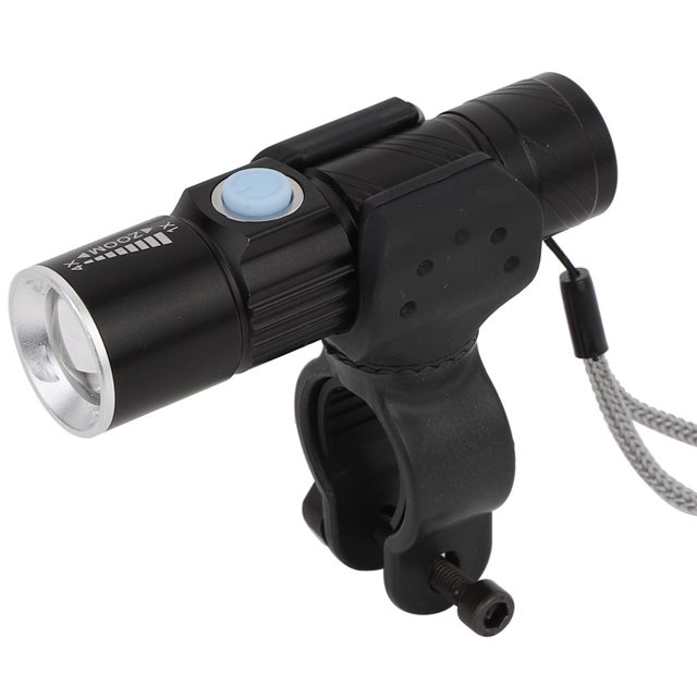 Faro delantero para bicicleta de montaña con LED brillante para aventuras al aire libre, resistente al agua, recargable vía USB