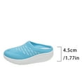 thumbnail image 5 of HAOTAGS Womens Casual Wedge Sandals Breathable Dressy Walking Platform Sandals Light Blue Size 9, 5 of 5